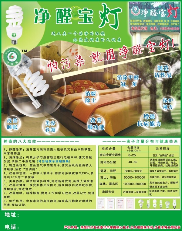 凈醛寶燈圖片