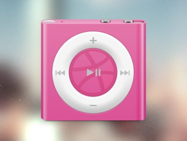 粉色少女系音乐播放器MP3