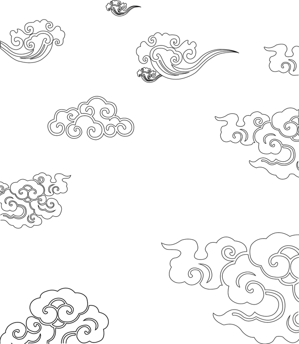云線條圖
