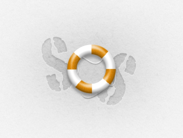 創(chuàng)造性的SOS圖標(biāo)插畫(huà)PSD