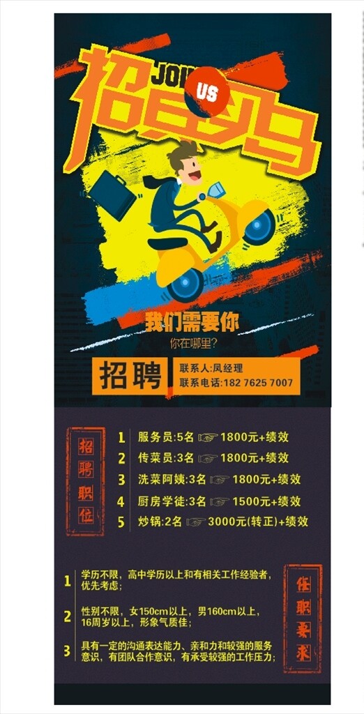 招聘展架