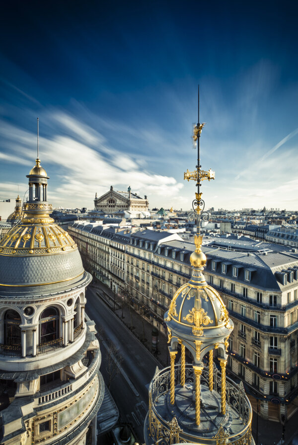 法国巴黎复古建筑风景图片