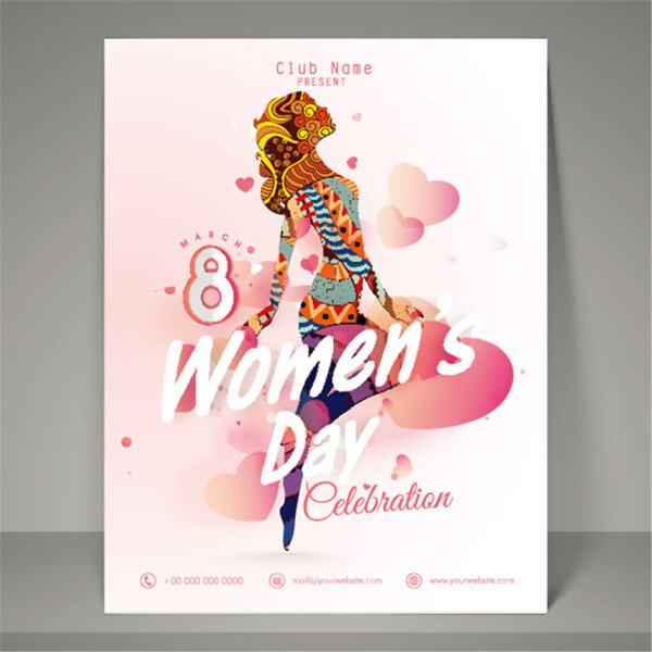 婦女節(jié)海報矢量
