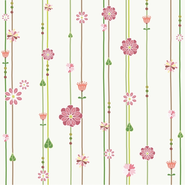 時(shí)尚花紋背景