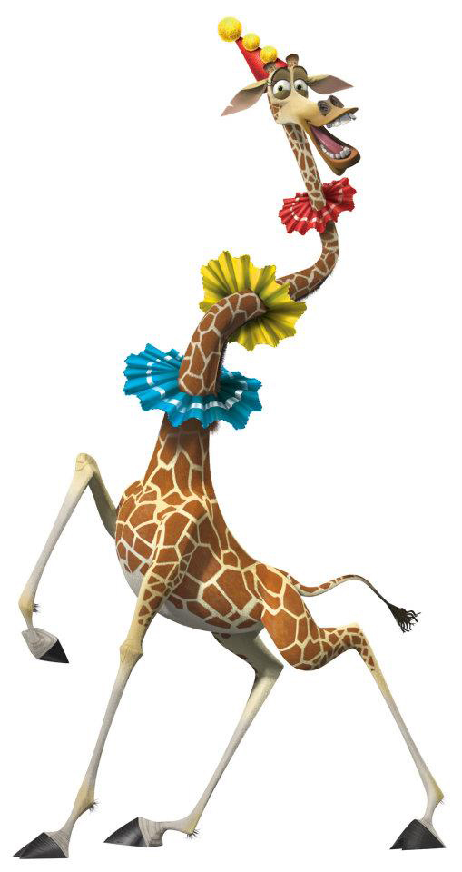位图热门动画马达加斯加3动物长颈鹿免费素材