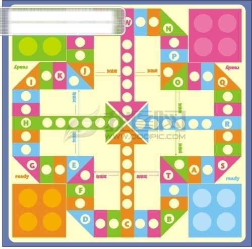 飛行棋棋盤