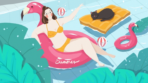 夏天你好swimming