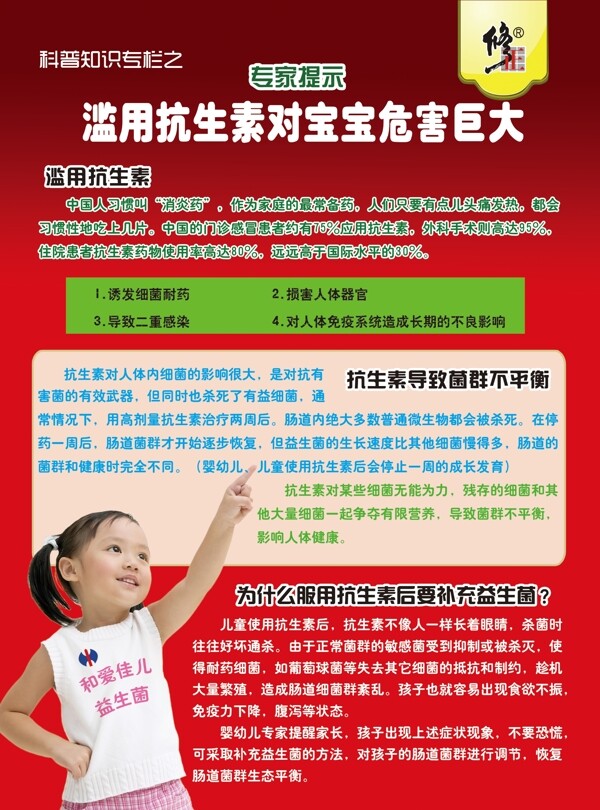 修正藥業(yè)益生菌單頁