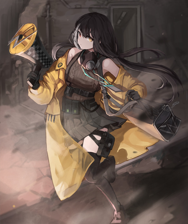 彩色動漫人物插畫背景