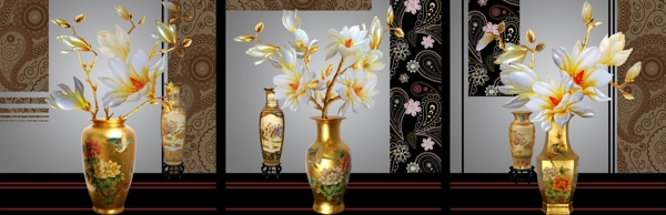 现代花瓶装饰