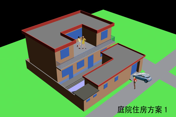 簡(jiǎn)易二層住房圖片