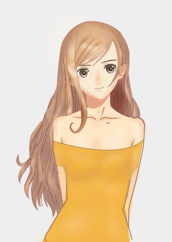 手繪娃插畫