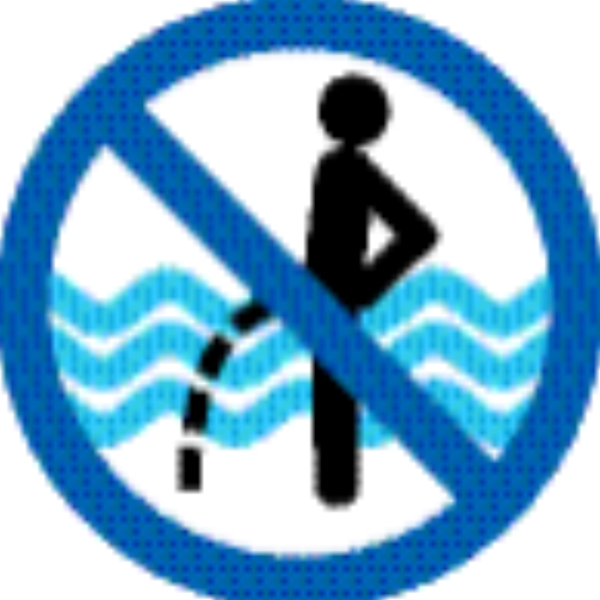 禁止泳池内小便