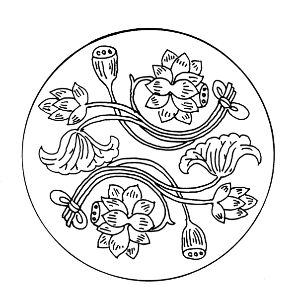 荷花圖騰