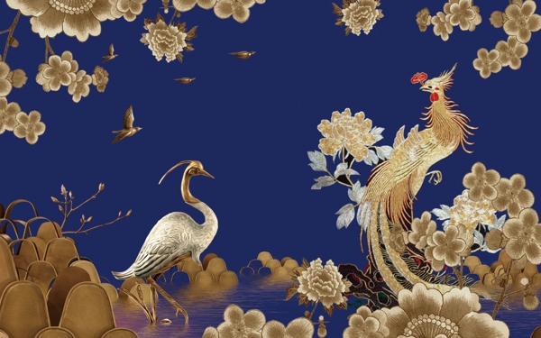 中式背景墻