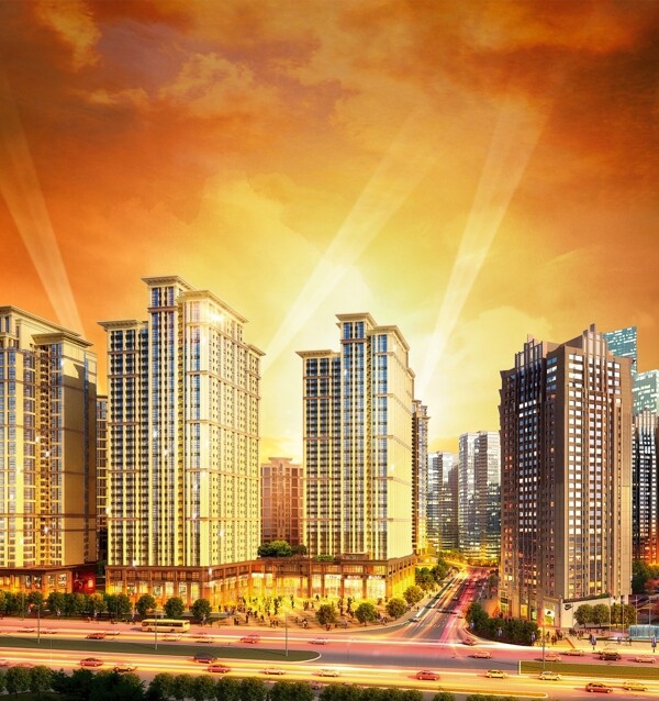 商品房建筑效果圖