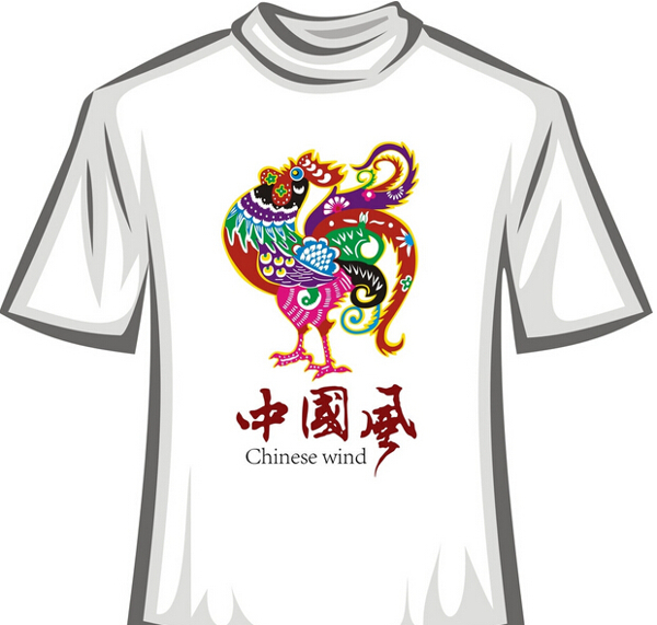 中國風(fēng)卡通T恤