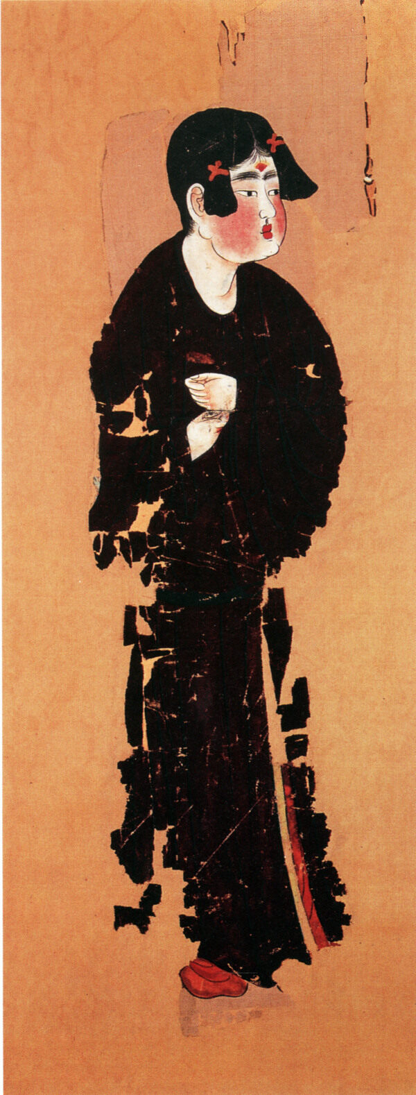 仕女正妝圖片