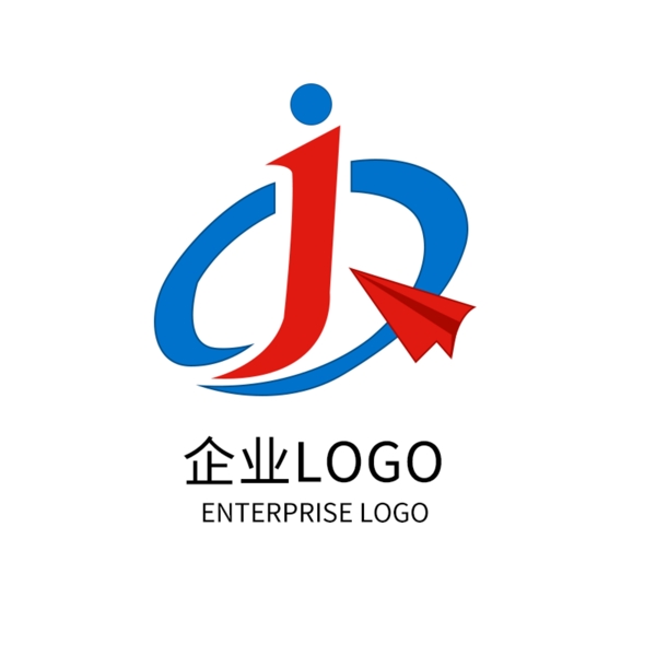 字母JQ公司企业标志LOGO设计