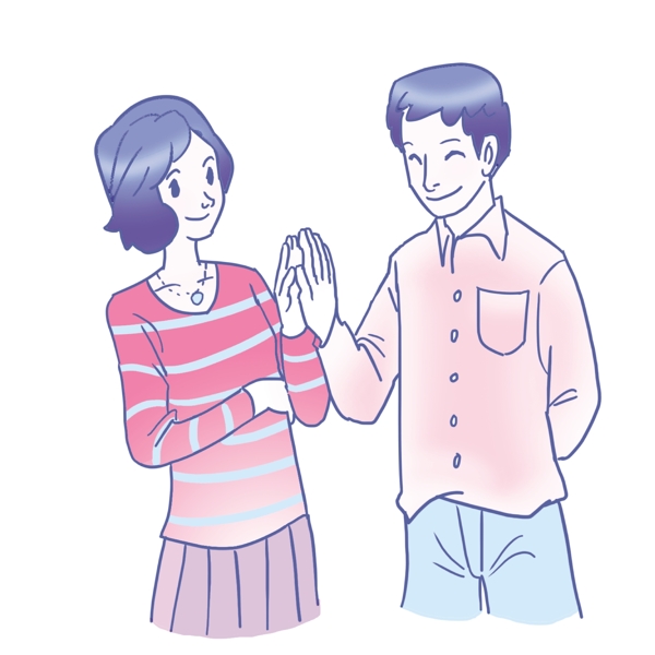 夫妻漫畫圖片