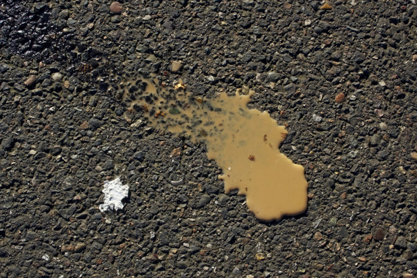 生銹的道路紋理