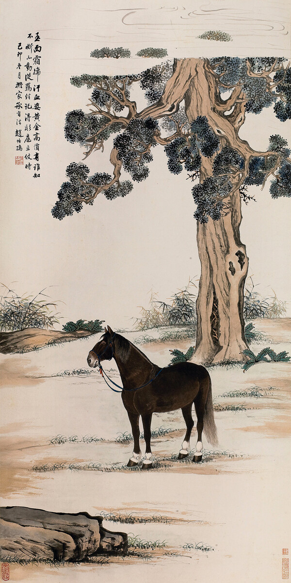 春郊神駿圖片