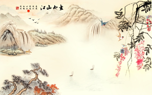背景墻裝飾畫