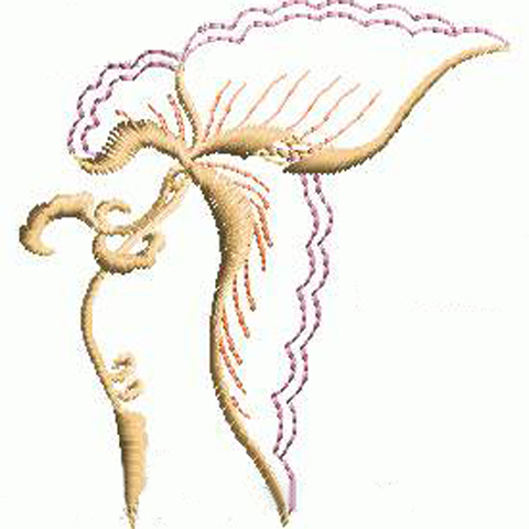 繡花動(dòng)物蝴蝶色彩黃色免費(fèi)素材