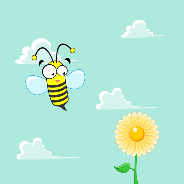 蜜蜂插画