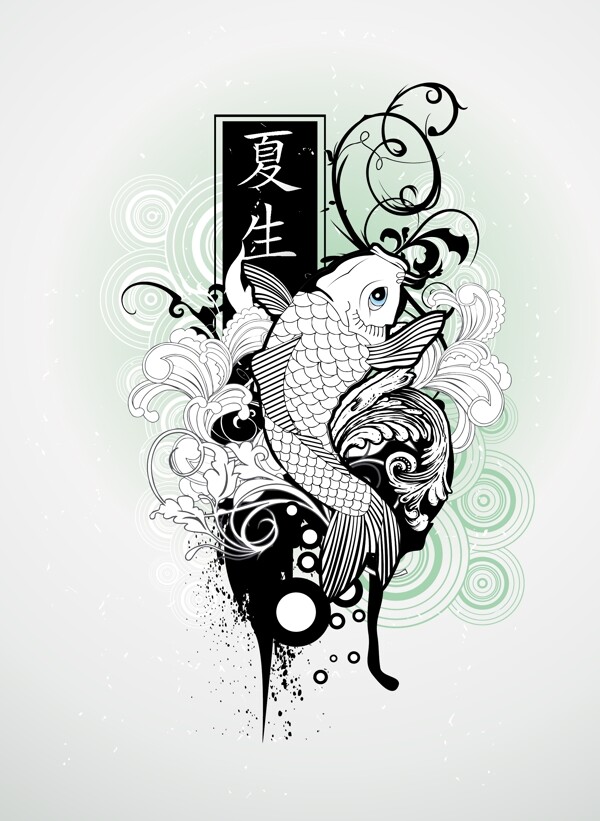 歐美花紋4778矢量EPS