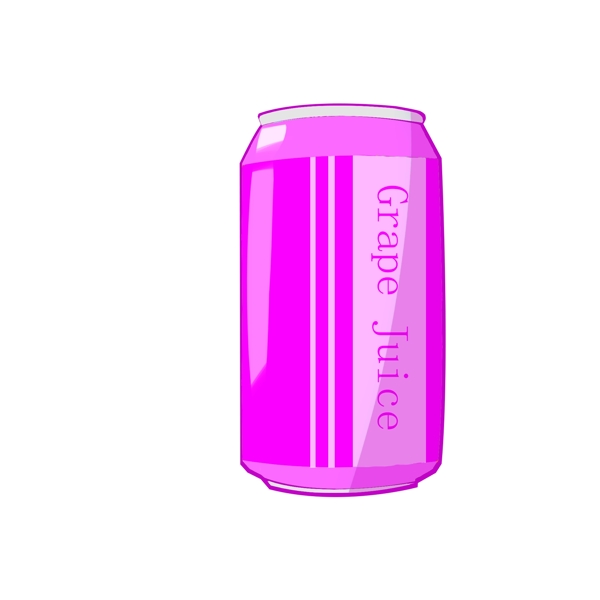 紫色罐装葡萄汁