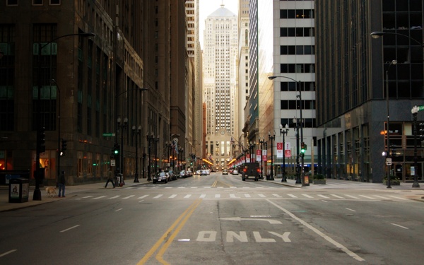 美国芝加哥城市风景