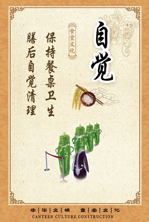自覺展板