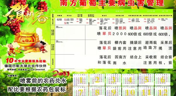 2011葡萄管理海報(bào)圖片