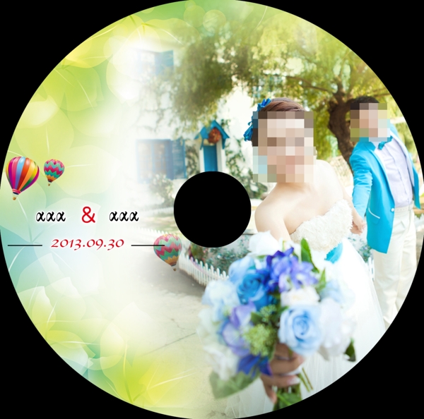 婚禮盤貼圖片
