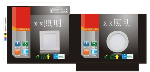 LED平板燈面板燈圖片