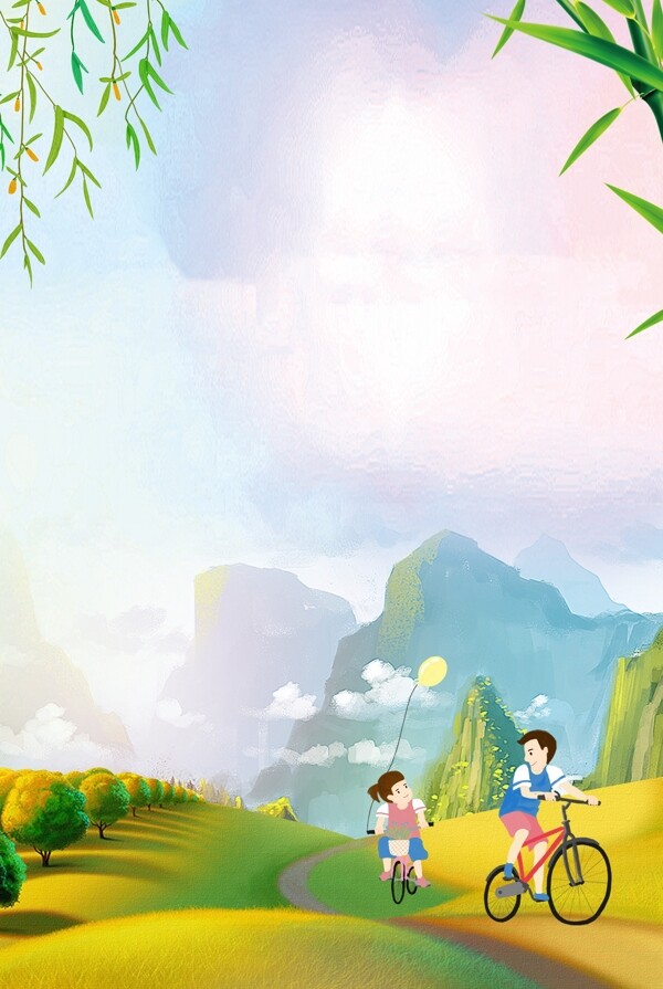 父親節(jié)卡通主題背景