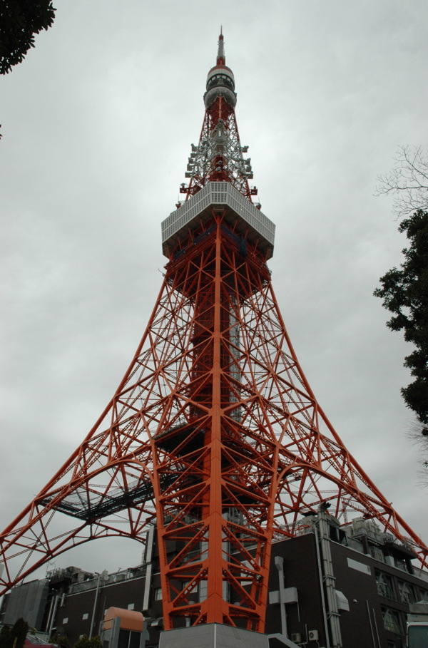 唯美东京铁塔风景图片