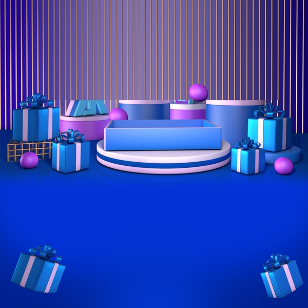C4D電商大促背景素材
