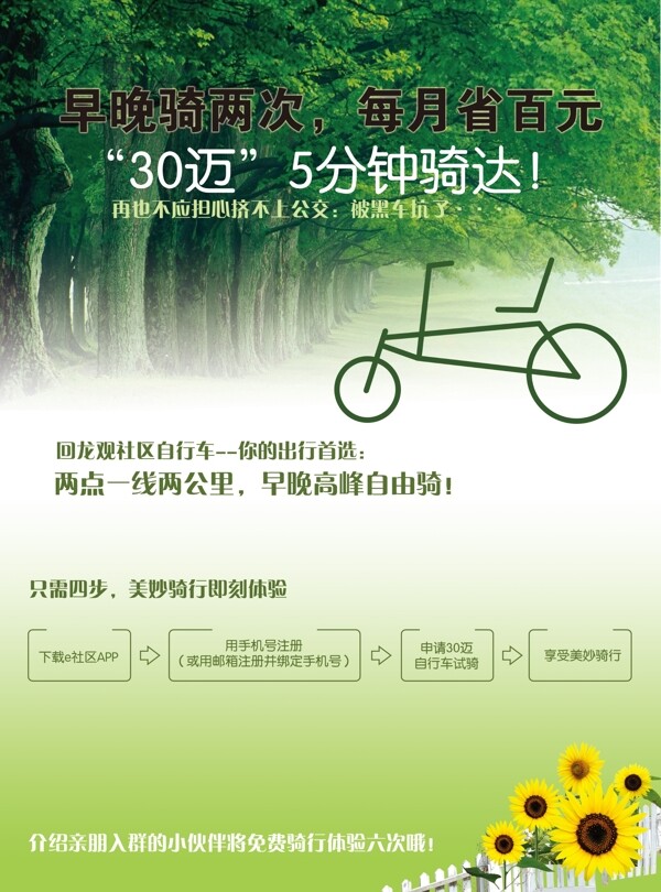 自行車海報(bào)