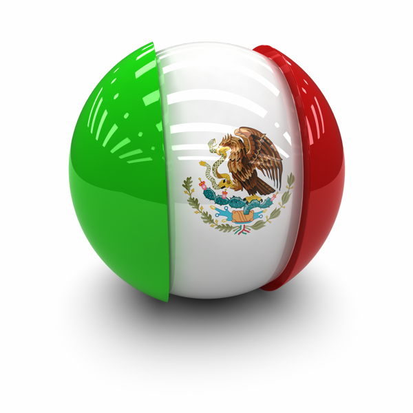 墨西哥国旗球体