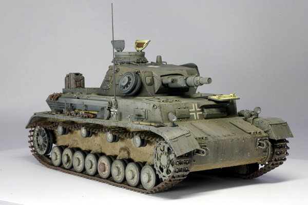 自己做的坦克模型摄影