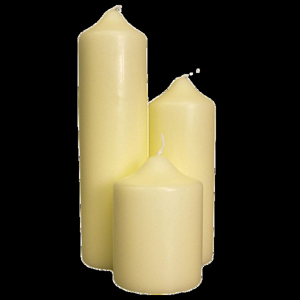 白色蜡烛实拍免抠png透明图层素材