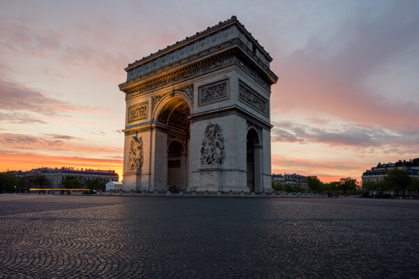 法国凯旋门高清摄影