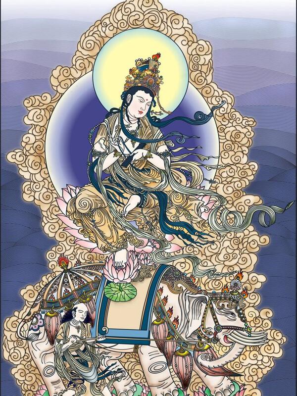 普賢菩薩圖片
