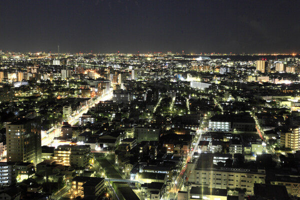 城市夜景圖片