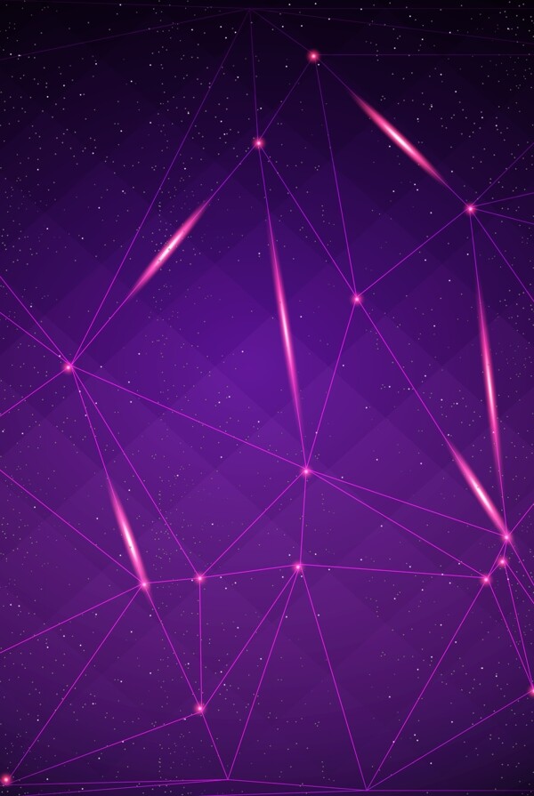 网络区块链科技蓝紫色背景