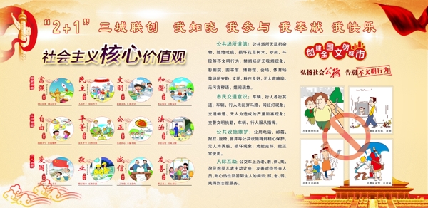 創(chuàng)建文明城市社會(huì)主義核心價(jià)值