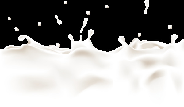 丝滑牛奶飞溅元素