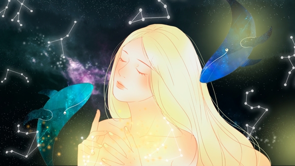 治愈系浪漫唯美十二星座之雙魚座